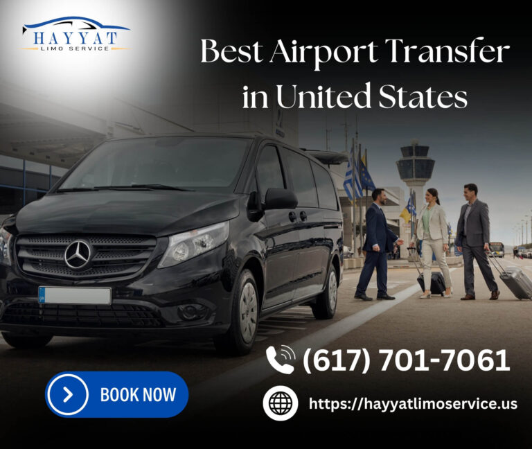 Best Airport Transfer in United States with Hayyat Limo Service 768x648