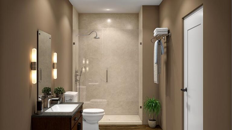 low 3Panel Alcove Shower Creme Travertine 768x432