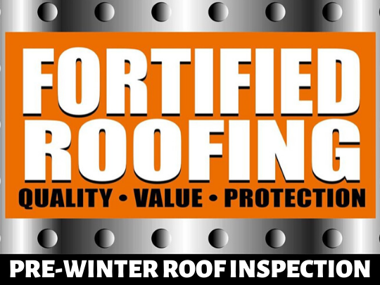 Fortified Roofing Professional Pre winter Inspection in Woodbridge NJ